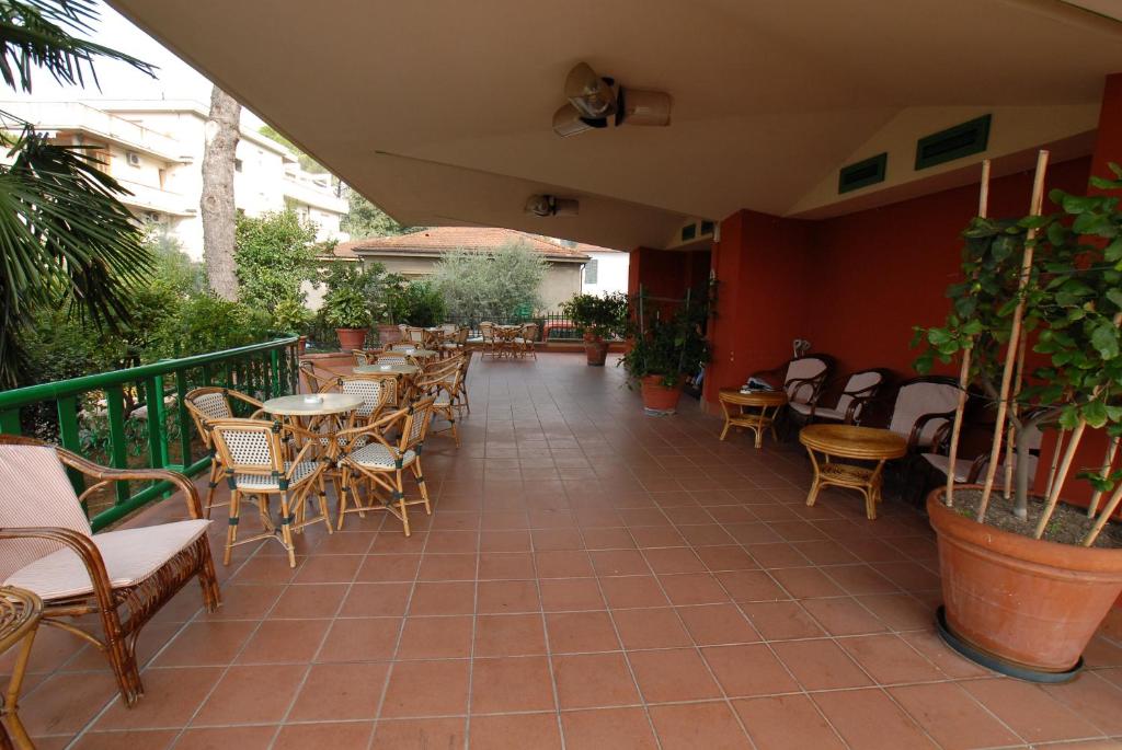 Balkón nebo terasa v ubytování Hotel La Querceta