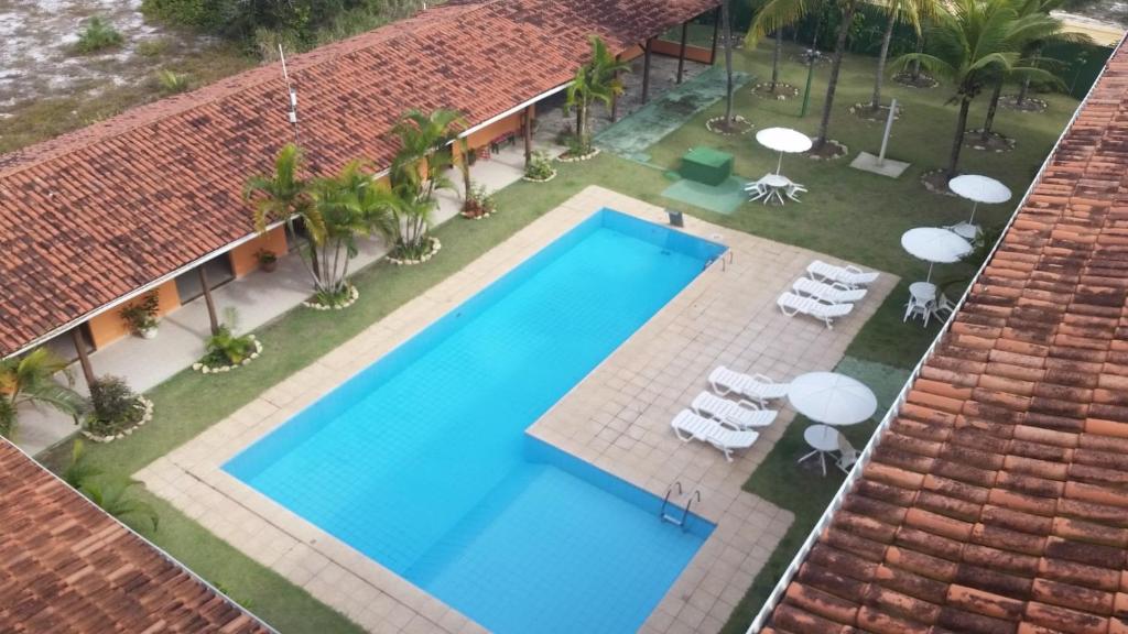 Bazén v ubytování Quiriri Park Hotel nebo v jeho okolí