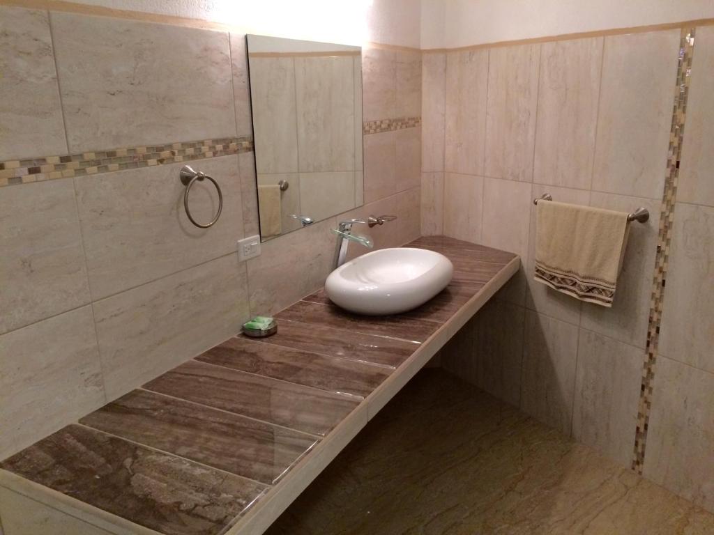 Koupelna v ubytování Villas la Paz