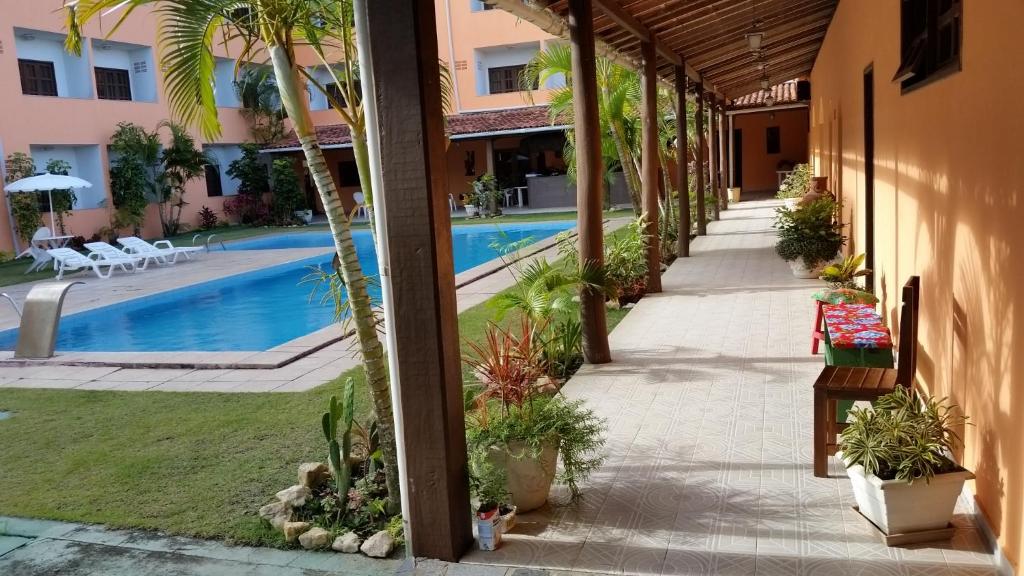 Bazén v ubytování Quiriri Park Hotel nebo v jeho okolí