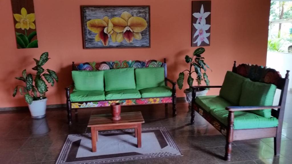 Posezení v ubytování Quiriri Park Hotel
