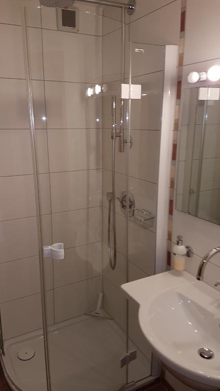 Kúpeľňa v ubytovaní Haus Rochard
