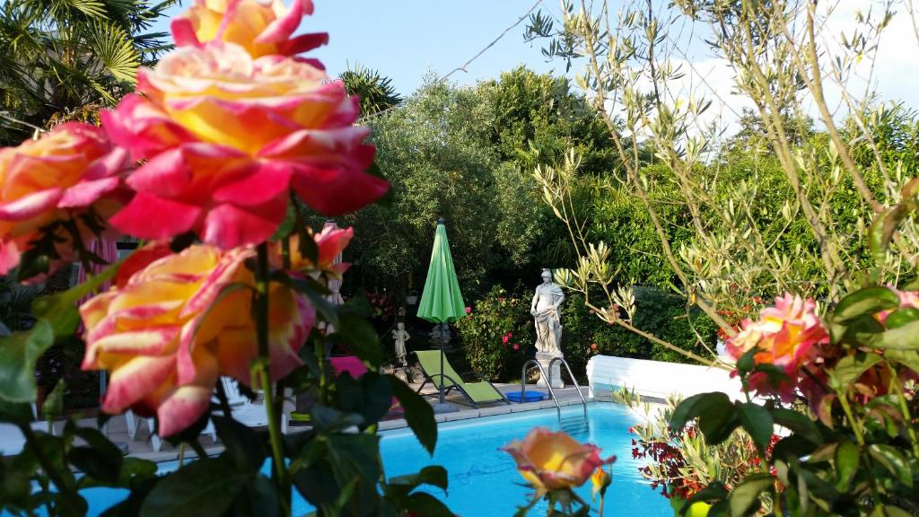Zahrada ubytování L'Hermine Occitane B&B