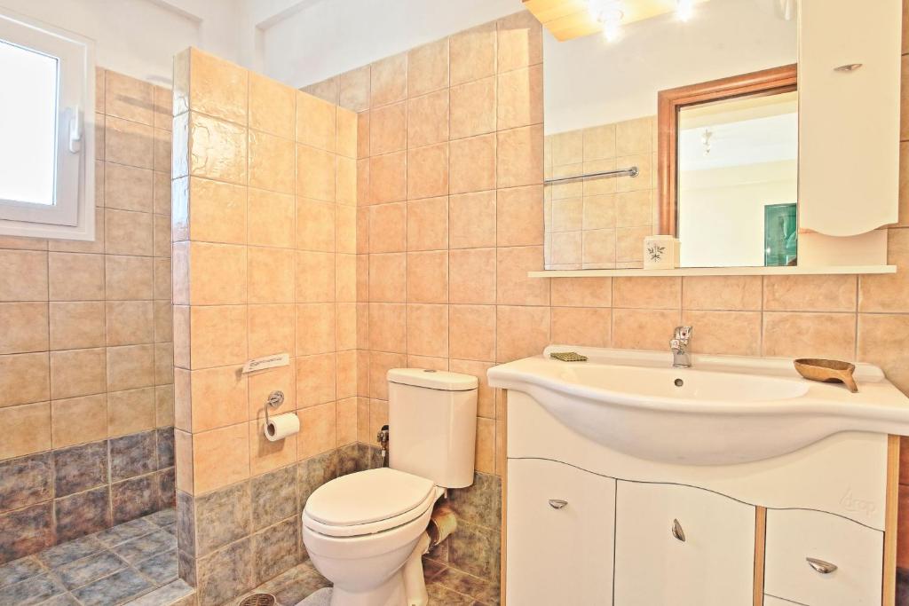 A bathroom at Mattheos House