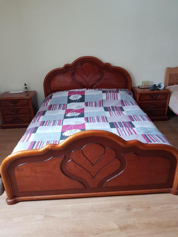 Postel nebo postele na pokoji v ubytování Guest House Goshtela