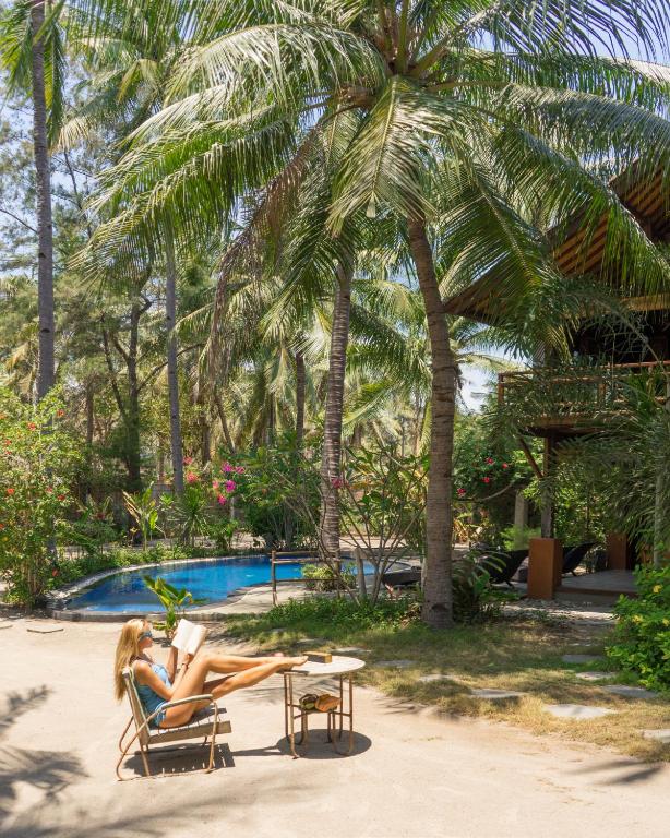 Bazén v ubytování Villas SAMALAMA Gili Trawangan nebo v jeho okolí