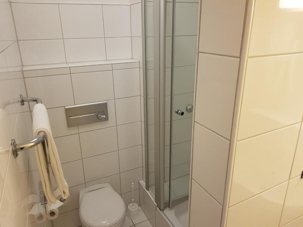 Koupelna v ubytování Hotel zum Anker