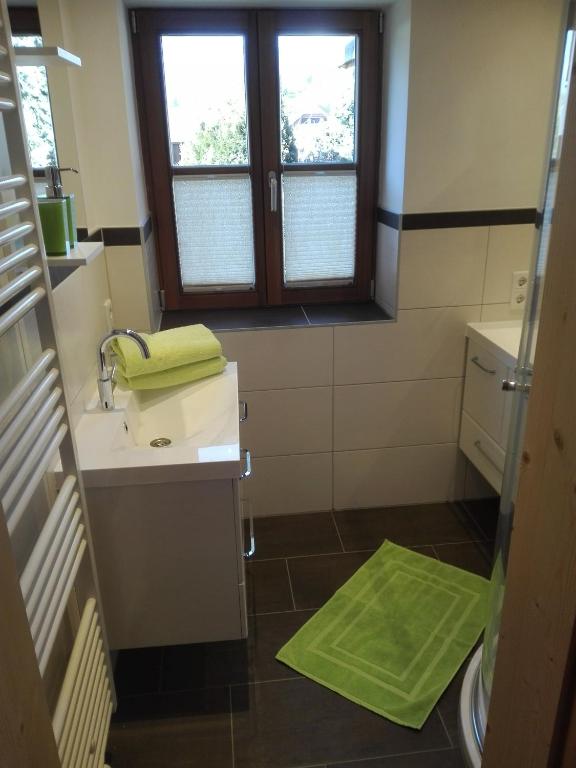 Kúpeľňa v ubytovaní Ferienwohnung Holzer