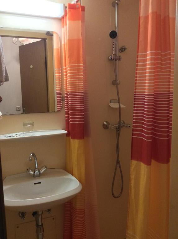 Koupelna v ubytování Hotel Pribitzer