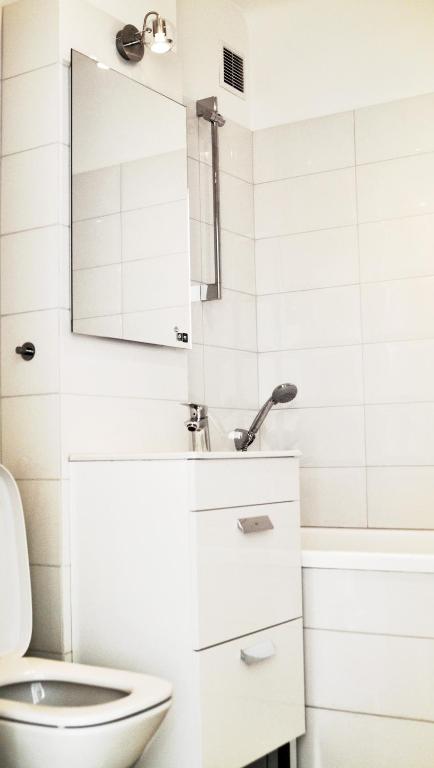 Kúpeľňa v ubytovaní Warsaw Concierge Rondo ONZ