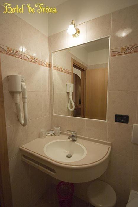 Koupelna v ubytování Hotel De Fronz