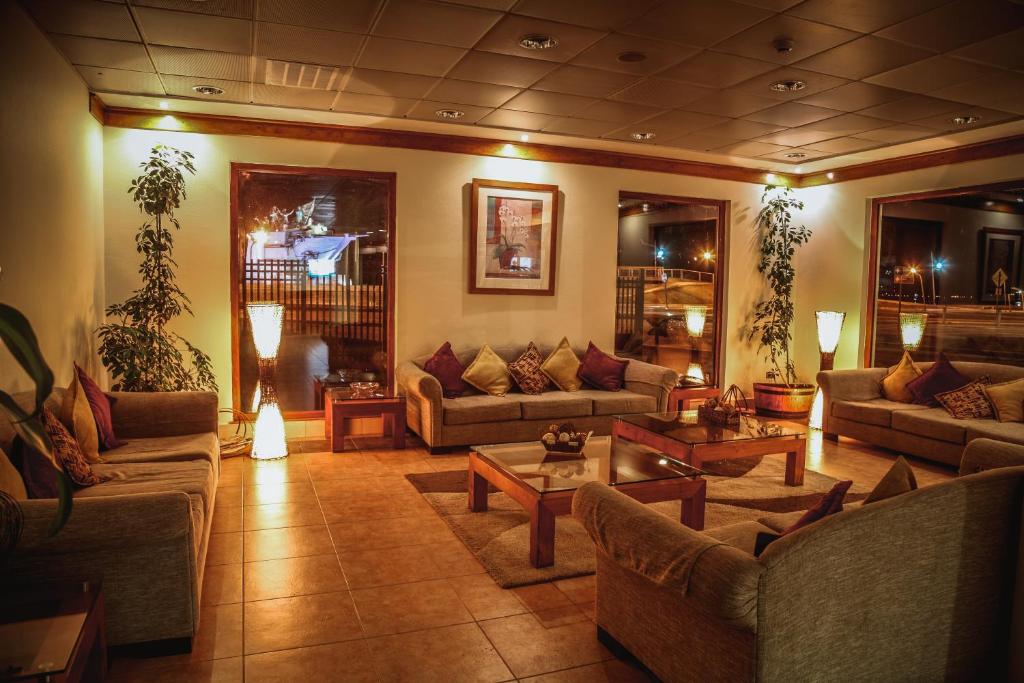 Posezení v ubytování Hotel Diego de Almagro Punta Arenas