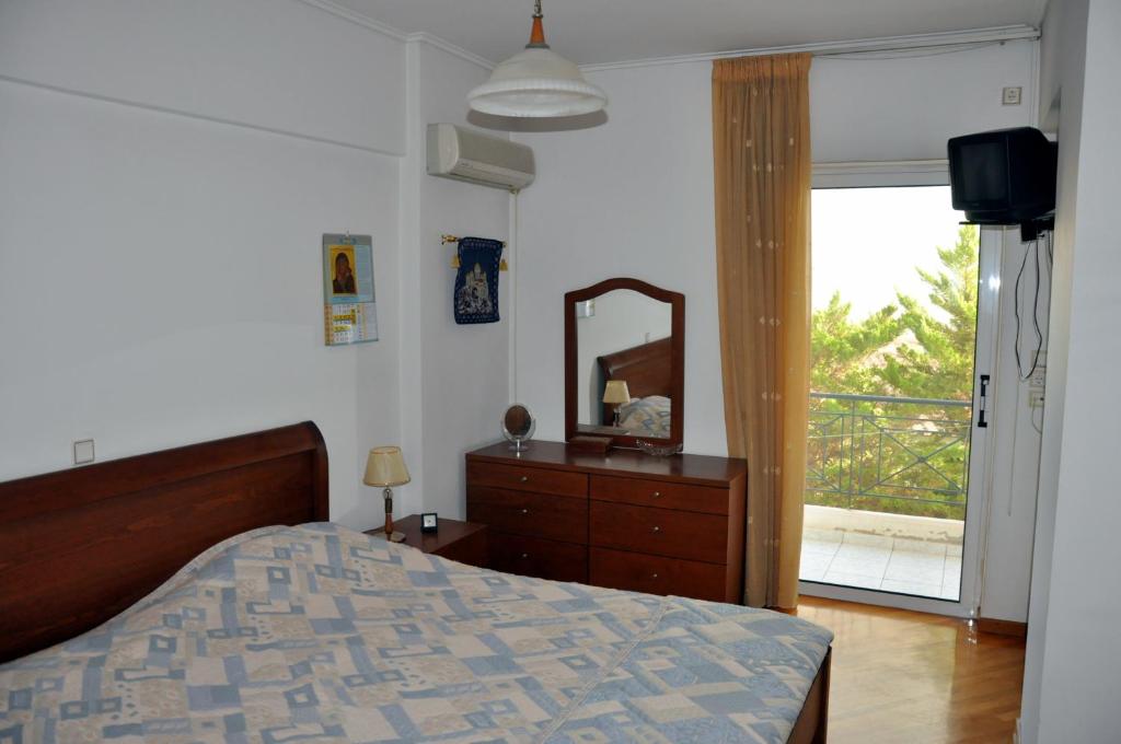 Posteľ alebo postele v izbe v ubytovaní 145 м2 Seaside Apartment