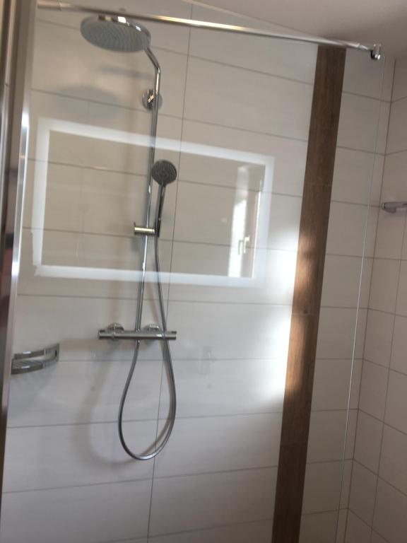 Koupelna v ubytování Haus Obertiefenbach