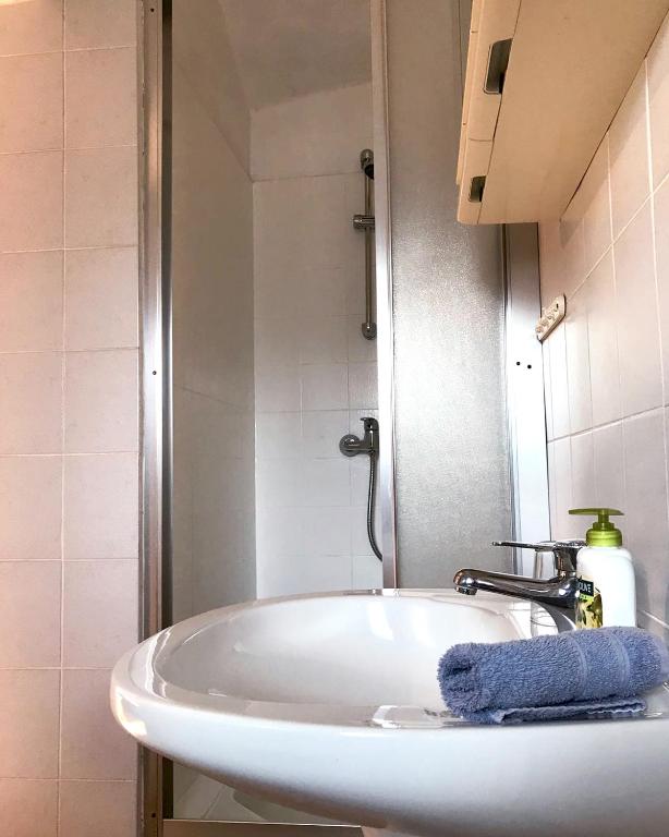 Koupelna v ubytování Sonntagshof Ferienwohnungen Apartments