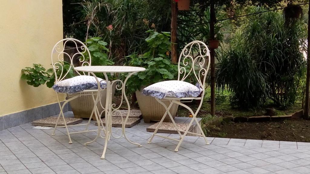 Vonkajšia záhrada v ubytovaní L'antico Giardino