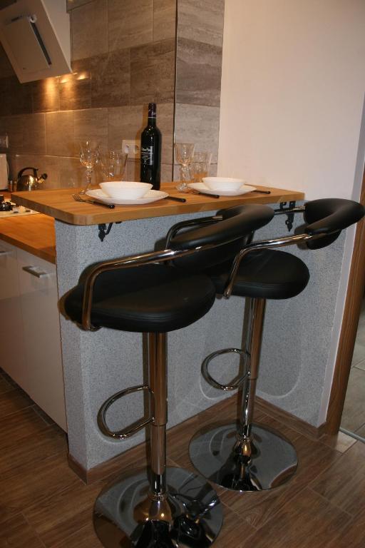 Kuchyňa alebo kuchynka v ubytovaní Apartament Gospodarska