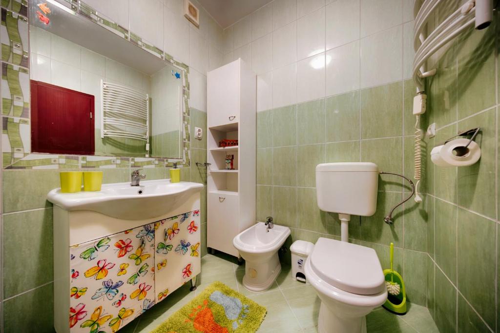Koupelna v ubytování Apartment Diva