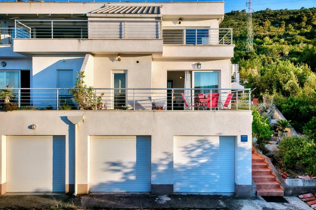 Balkón nebo terasa v ubytování Apartment Diva