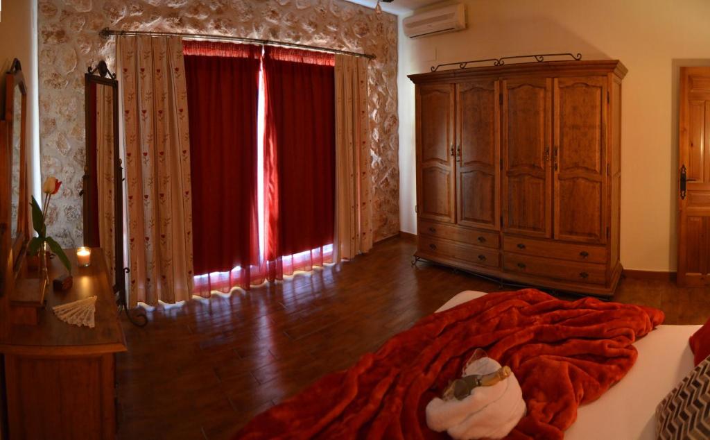 Postel nebo postele na pokoji v ubytování Casa Rural La Toza de Avelino