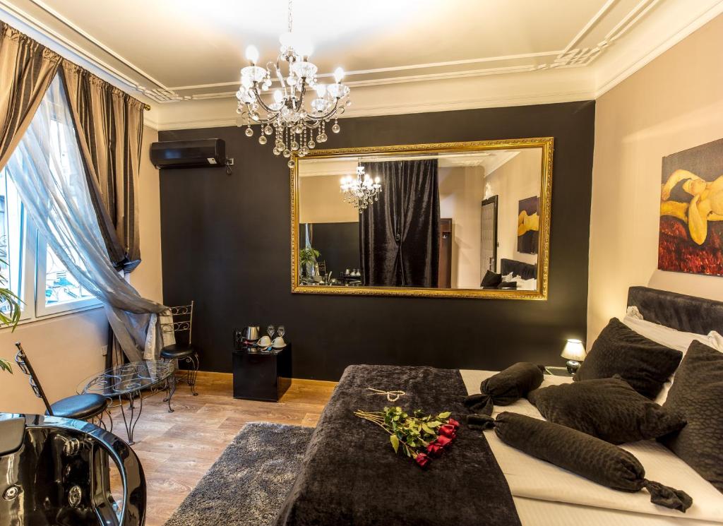 Posezení v ubytování Ben Akiba Luxury Suites