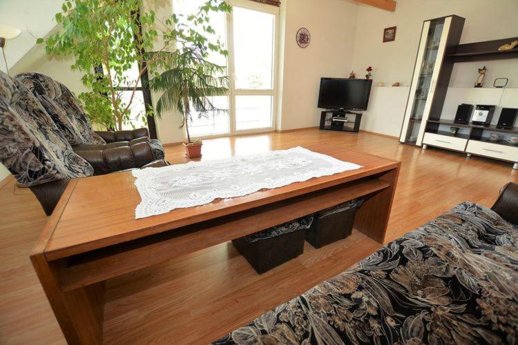 TV a/nebo společenská místnost v ubytování Apartma Štastný