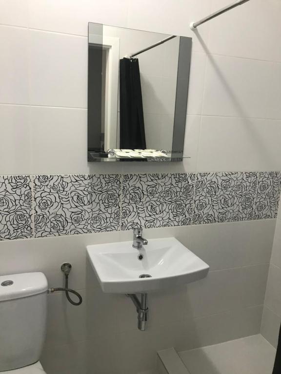 Koupelna v ubytování Penzión Oáza