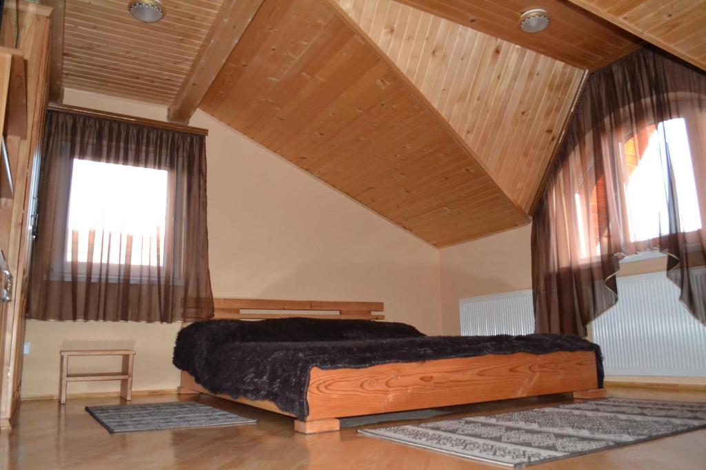 Postel nebo postele na pokoji v ubytování У Гуцула