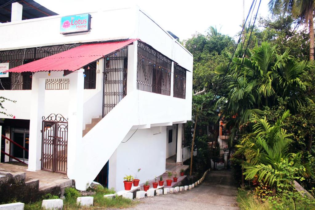 Das Gebäude in dem sich das Bed & Breakfast befindet