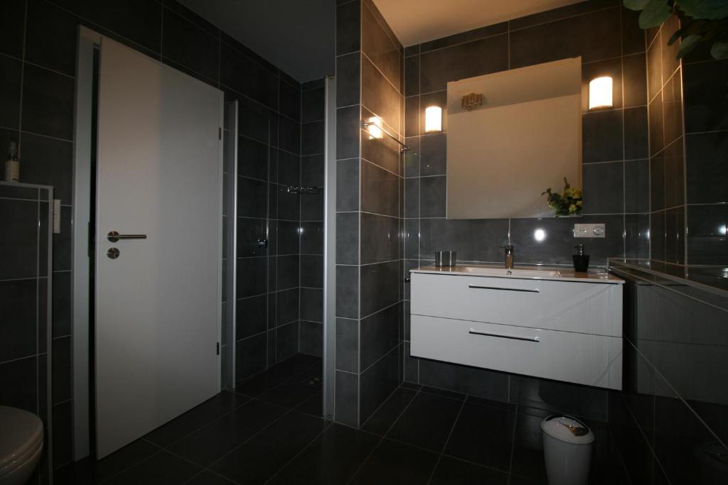 Koupelna v ubytování B&B Arlesbrunnen