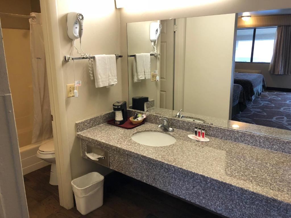 Koupelna v ubytování Royal Inn Provo
