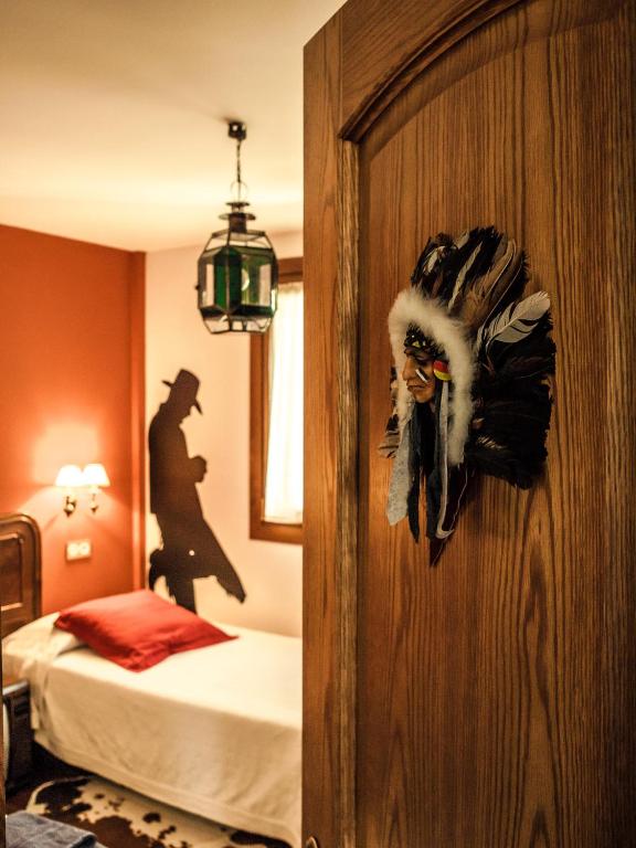 Postel nebo postele na pokoji v ubytování GURE-LUR casa rural