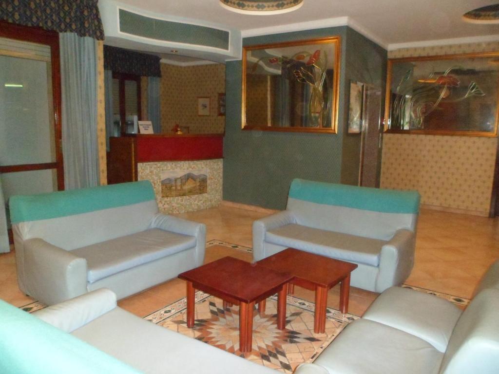 A seating area at Motel Tempio