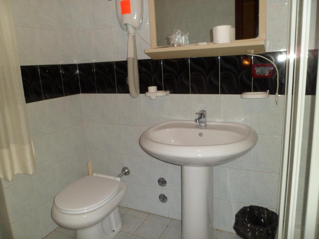 A bathroom at Motel Tempio