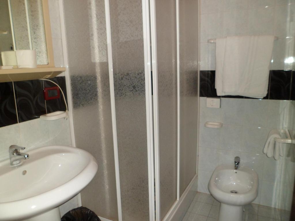 A bathroom at Motel Tempio