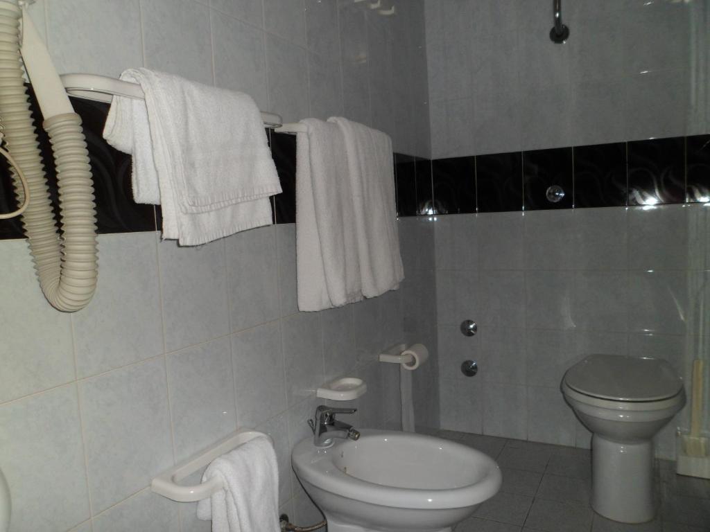A bathroom at Motel Tempio