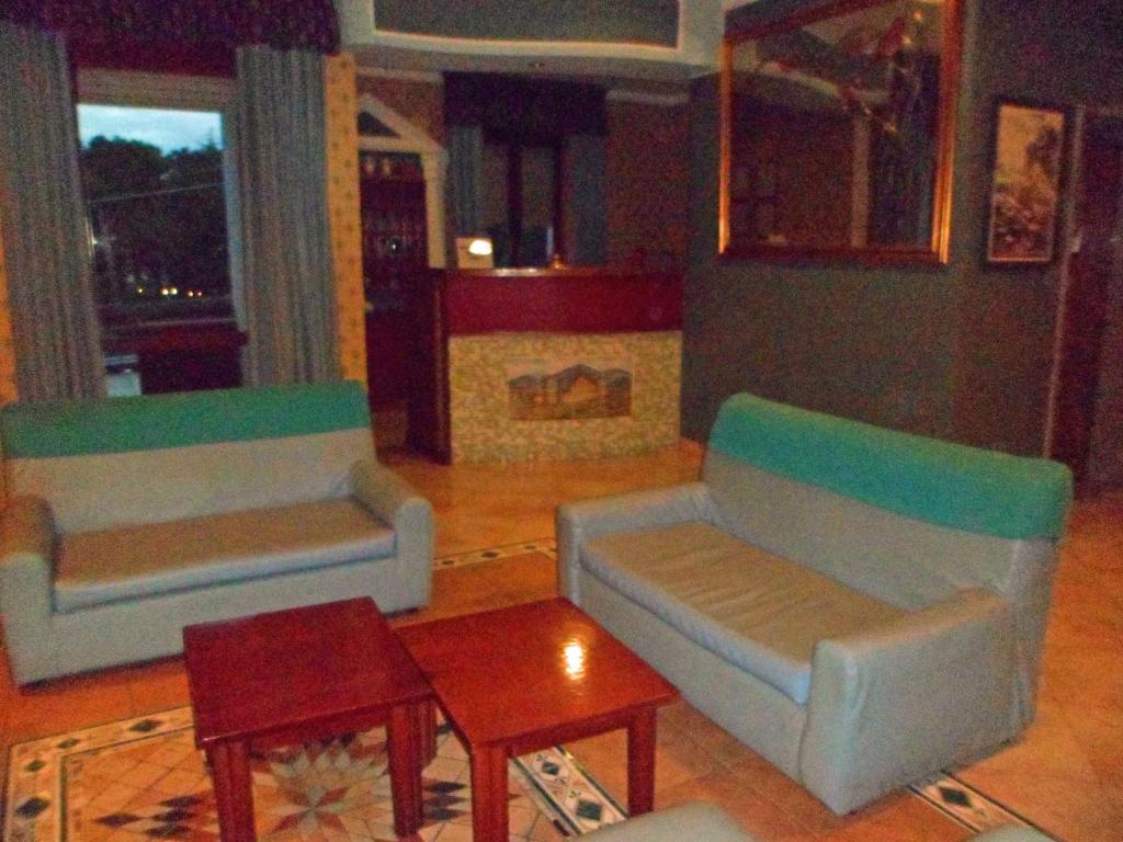 A seating area at Motel Tempio