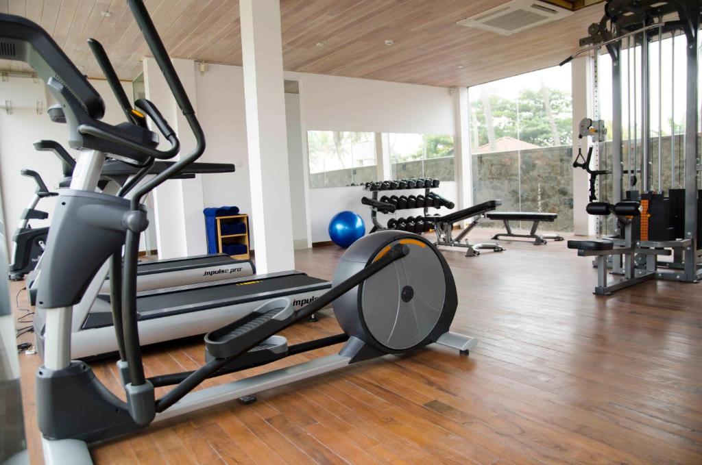 Fitness centrum a/nebo fitness zařízení v ubytování Regenta Arie Lagoon Negombo