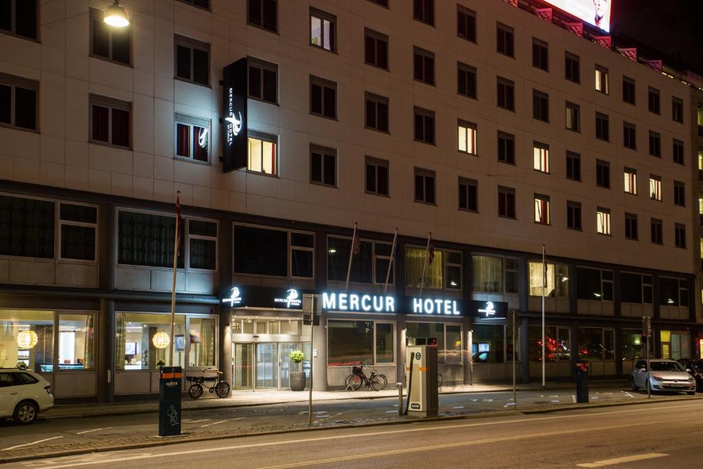 O edifício onde o hotel está situado