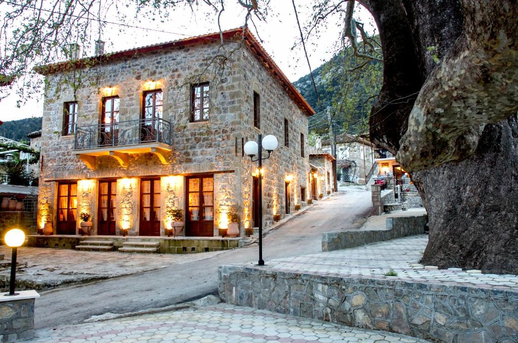 The building in which a vendégházakat is located