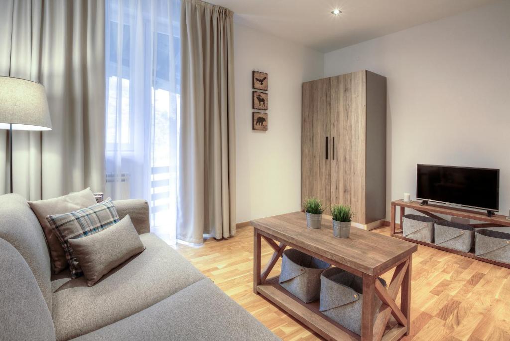 Brzeće Center Apartments - 工作室（2个成人）