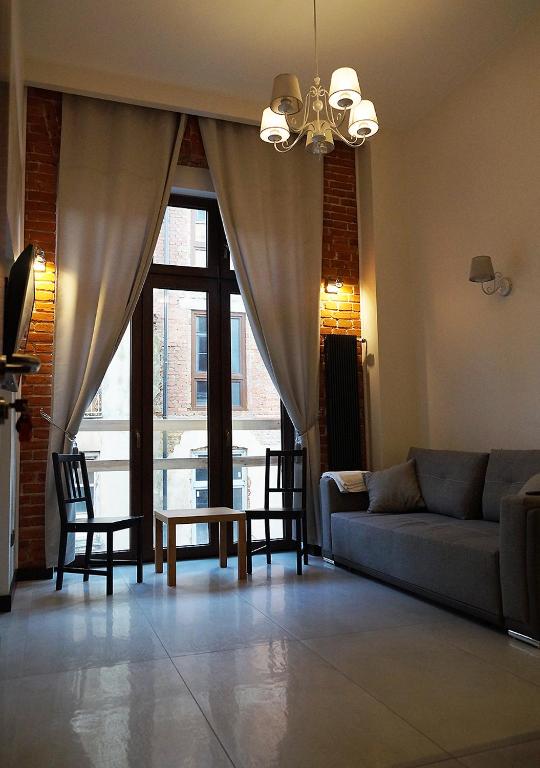 Część wypoczynkowa w obiekcie Aparthotel Łódź 55 Piotrkowska