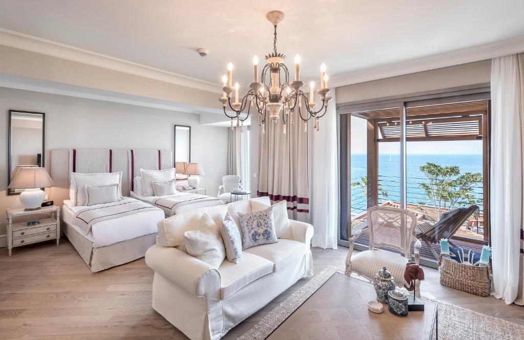Postel nebo postele na pokoji v ubytování Allium Bodrum Resort & Spa