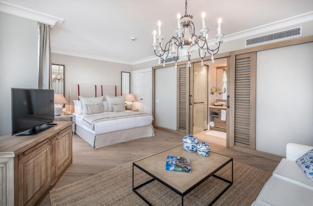 Postel nebo postele na pokoji v ubytování Allium Bodrum Resort & Spa