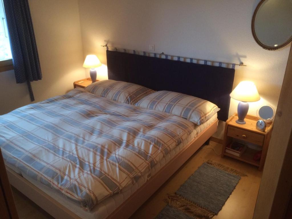 Postel nebo postele na pokoji v ubytování Chalet Bergkristall