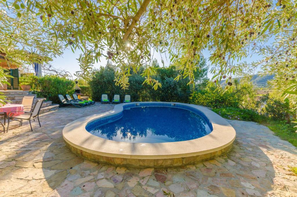 The swimming pool at or close to Can Reure (Can Paris)