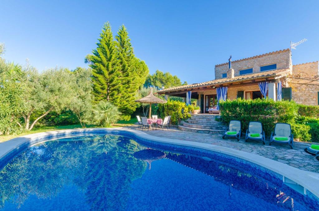The swimming pool at or close to Can Reure (Can Paris)