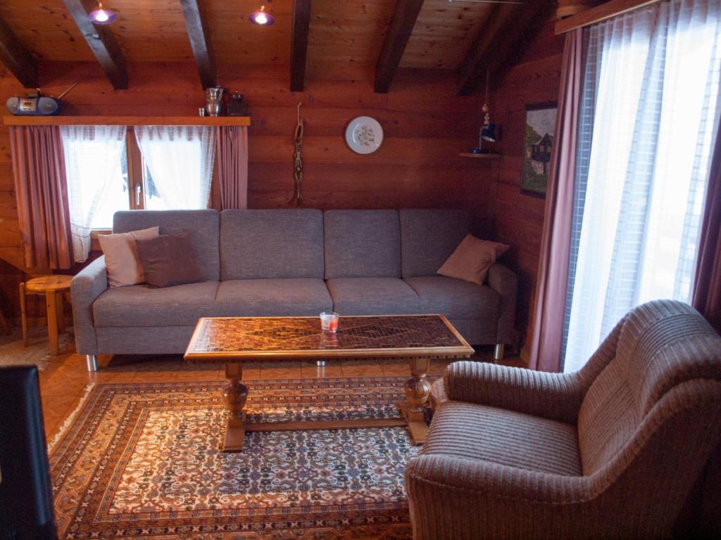 Posezení v ubytování Chalet Alphütte