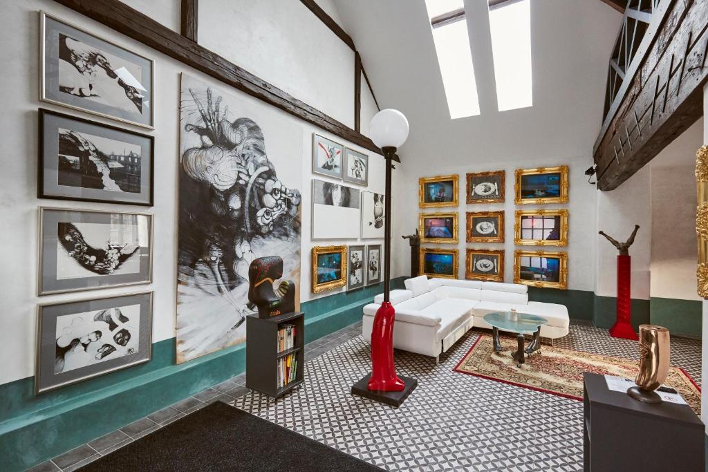 Un lugar para sentarse en Apartman atelier Paral