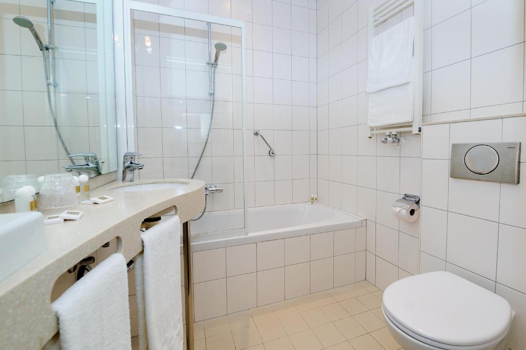 Koupelna v ubytování Boulevard Hotel Scheveningen